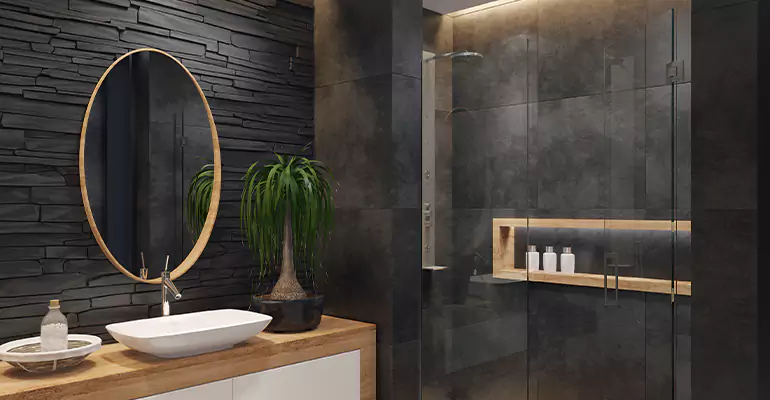 Bathroom Floor Tile Remodel in Sioux Falls