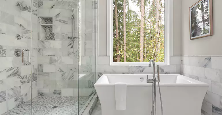 Bathtub to Tile Shower Conversion in Sioux Falls